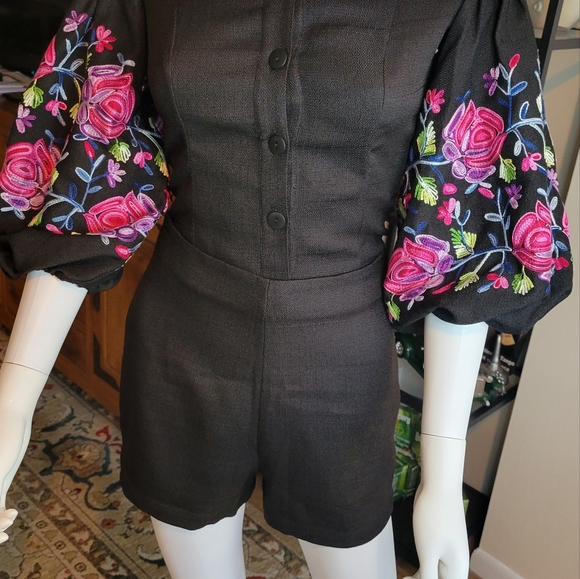 Shorts and blouse Linen Set - Picture 5 of 11